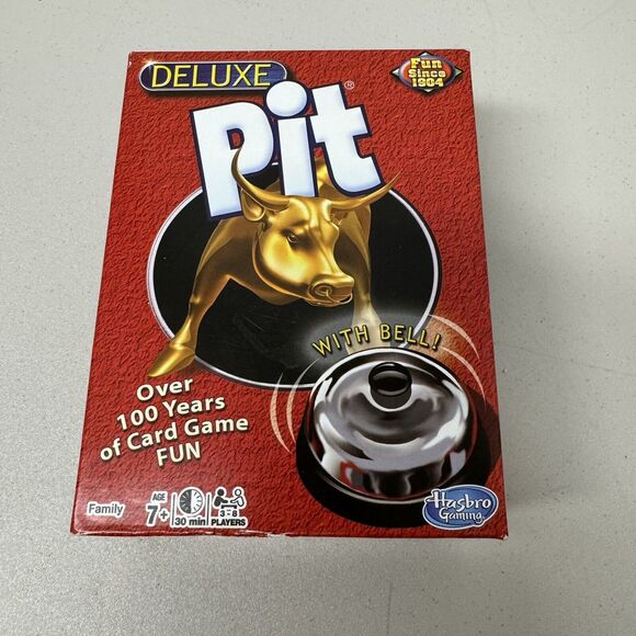 2010 Hasbro Deluxe Pit Corner The Market Card Game Classic Complete - Picture 1 of 9